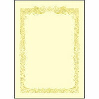タカ印 OA賞状用紙 10-1178 横書き クリーム ケント紙 B4 100枚入（10セット）