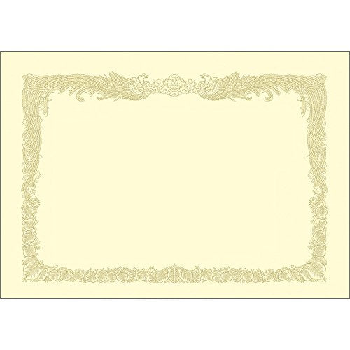 タカ印 OA賞状用紙 10-1187 縦書き クリーム A3 100枚（10セット）