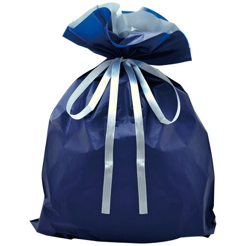 タカ印 巾着袋ネイビー特大１Ｐ 50-4660　4974268566973（5セット）
