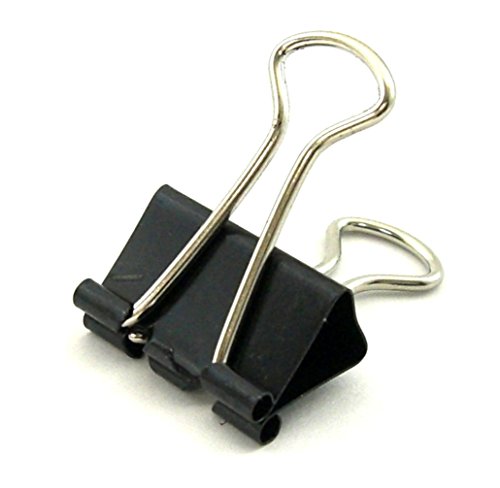 サンケーキコム ダブルクリップ 小 DB-3-BK 黒 10個（10セット）