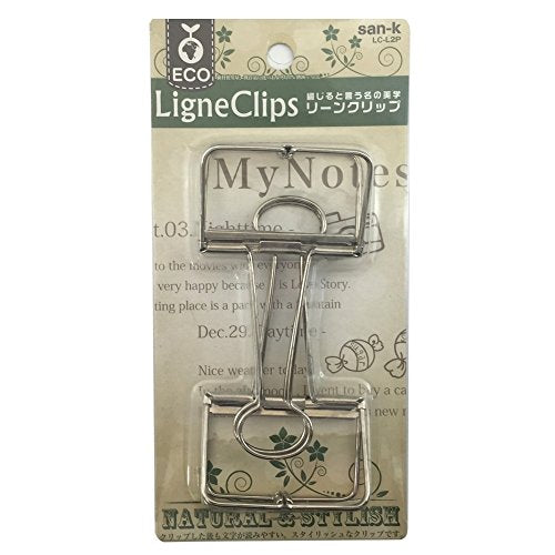サンケーキコム リーンクリップ L LC-L2P シルバー 2個（10セット）