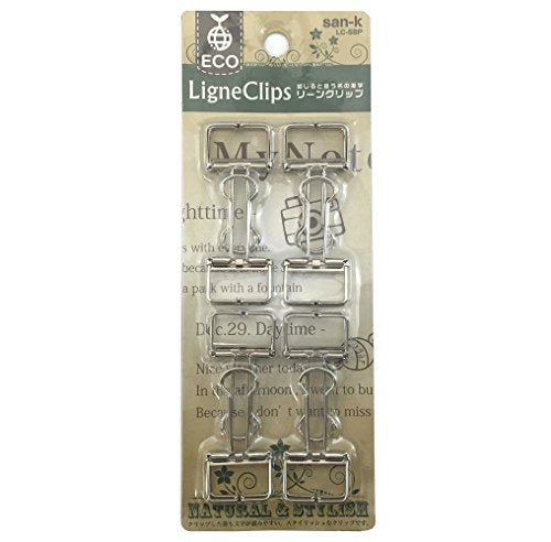 サンケーキコム リーンクリップ S LC-S8P シルバー 8個（10セット）