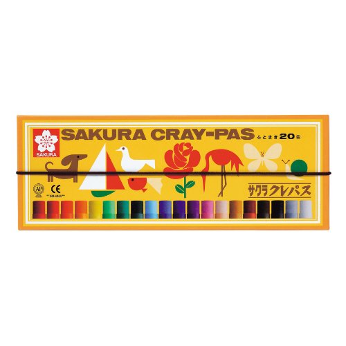 サクラクレパス クレパス太巻 20色 LP20R（10セット）