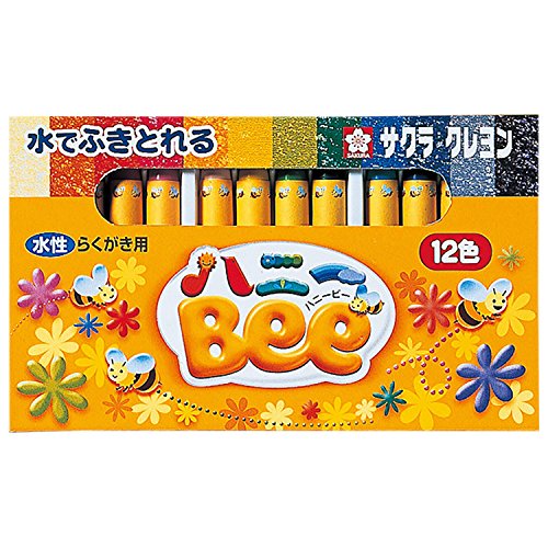 サクラクレパス 水性クレヨン ハニーBee 12色 WY12R1（10セット）
