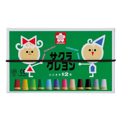 サクラクレパス クレヨン太巻 12色 LY12R（10セット）