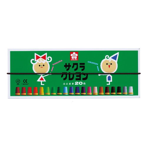 サクラクレパス クレヨン太巻 20色 LY20R（10セット）