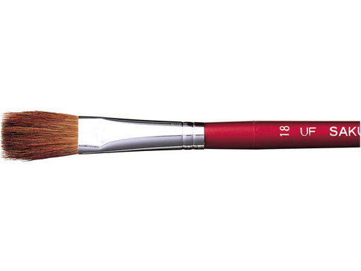 サクラ 画筆馬毛平型プラ軸 UF#18　4901881122453（10セット）