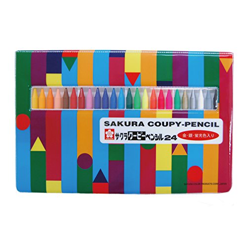 サクラクレパス クーピーペンシル 24色 FY24R1 ソフトケース入（10セット）
