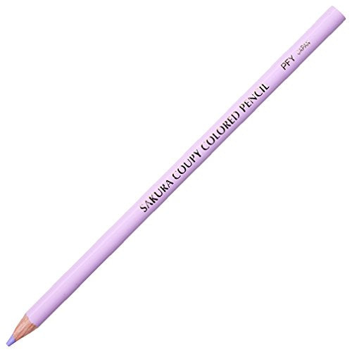 サクラクレパス クーピー色鉛筆 PFYバラ#124 うすむらさき（10セット）