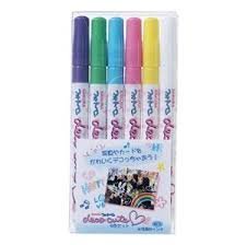 サクラクレパス 水性フォトペン デコキュート 6色 ZHK-S6（10セット）