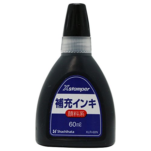 シヤチハタ Xスタンパー 顔料系インキ XLR-60N-K 60ml 黒（10セット）