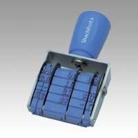 シヤチハタ 回転ゴム印 欧文トビ日付 4号 明朝体（10セット）