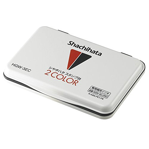 シヤチハタ スタンプ台  HGW-3EC 2color 赤/黒（10セット）