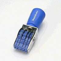 シヤチハタ 回転ゴム印 欧文日付 4号 明朝体（10セット）