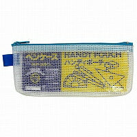 ハピラ ハンディーポーチ ペンサイズ 縦90×横205mm ブルー HP307BL 4934297012865（10セット）