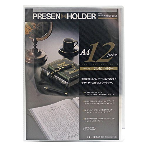 セキセイ ページイン プレゼンホルダー A4-S クリア PAL-603（10セット）