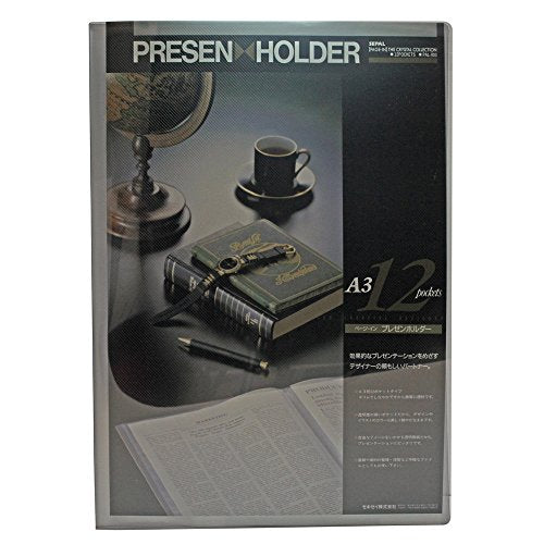 セキセイ ページイン プレゼンホルダー A3-S グレー PAL-903（10セット）