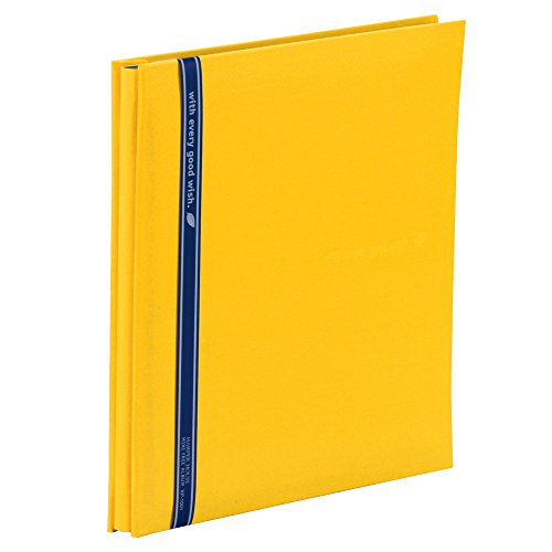 SEKISEI アルバム フリー ハーパーハウス ミニフリーアルバム 黒台紙 20ページ 11~20ページ 布 イエロー XP-1001-50（10セット）