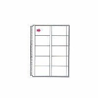 セキセイ 名刺ホルダー補充用ポケット ヨコ入れ A4-S NPX-20（10セット）