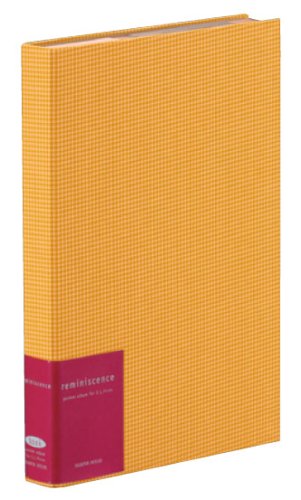 SEKISEI アルバム ポケット ハーパーハウス レミニッセンス カケルアルバム Lサイズ 246枚収容 L 201~300枚 布 イエロー XP-2202（10セット）
