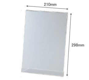 サインスタンド A4タテ置き クリア（10セット）