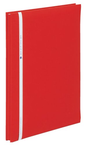 SEKISEI アルバム フリー ハーパーハウス A4フリーアルバム 黒台紙 20ページ 11~20ページ 布 レッド XP-2501（10セット）