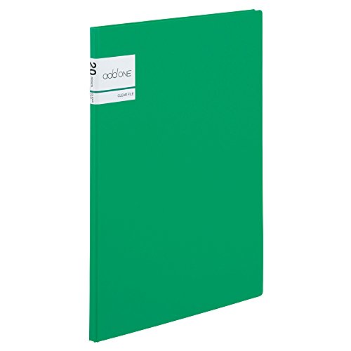 セキセイ アドワン クリヤーファイル A4-S 20ポケット グリーン AD-2021-30（10セット）