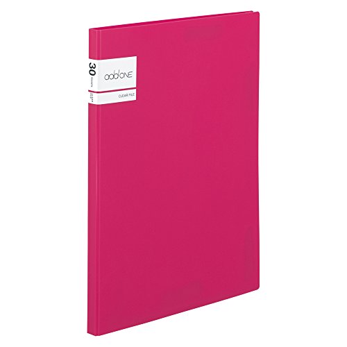 セキセイ アドワン クリヤーファイル A4-S 30ポケット ピンク AD-2031（10セット）