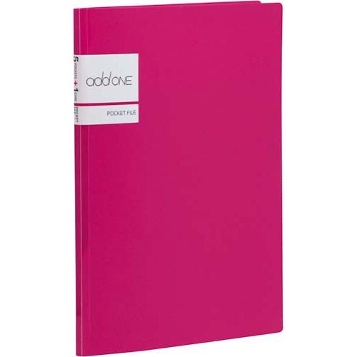 セキセイ アドワン ポケットファイル A5 5ポケット ピンク AD-2655-21（10セット）