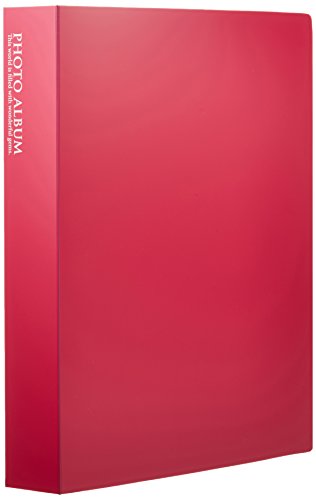 SEKISEI アルバム ポケット フォトアルバム 高透明 Lサイズ 160枚収容 L 151~200枚 ピンク KP-160（10セット）