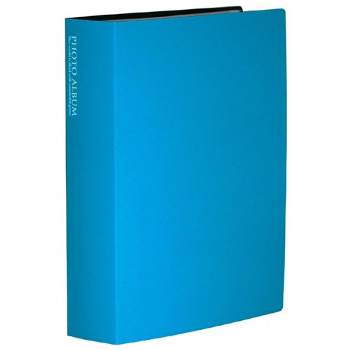 SEKISEI アルバム ポケット フォトアルバム 高透明 Lサイズ 240枚収容 L 201~300枚 ブルー KP-240（10セット）