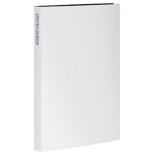 SEKISEI アルバム ポケット フォトアルバム 高透明 KGサイズ 80枚収容 ハガキ 51~100枚 ホワイト KP-80P（10セット）