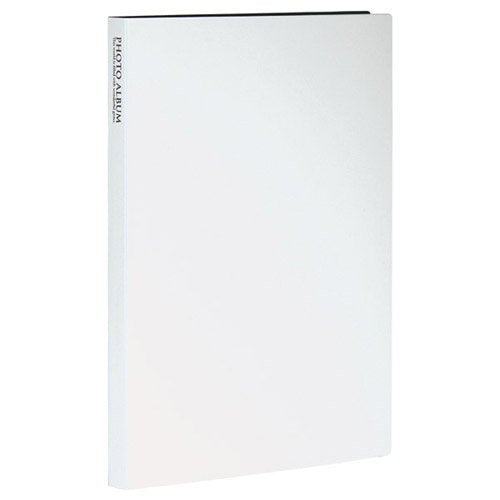 SEKISEI アルバム ポケット フォトアルバム 高透明 2Lサイズ 80枚収容 2L 51~100枚 ホワイト KP-80G（10セット）