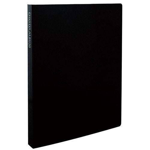 SEKISEI アルバム ポケット フォトアルバム 高透明 Lサイズ 80枚収容 L 51~100枚 ブラック KP-80M（10セット）