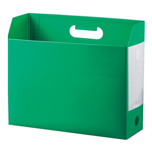 セキセイ AD-2651 アドワン　ボックスファイル　A4ヨコ　グリーン セキセイ 4974214163645（10セット）