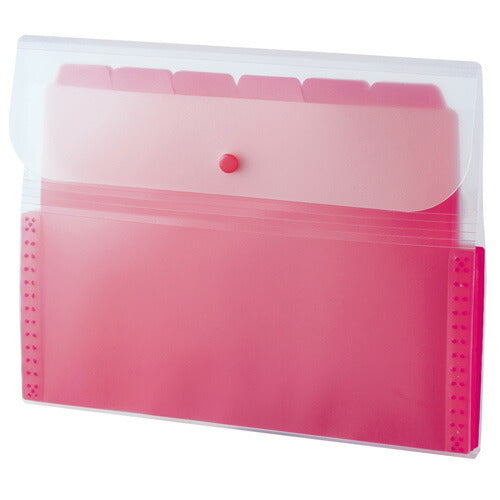 セキセイ ドキュメントホルダーA4 13ポケット ローズ ACT-3912（10セット）