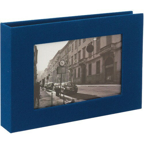 ハーパーハウス フレームポケットアルバム 40枚収容 ネイビーブルー XP-2740-15(1冊)（10セット）