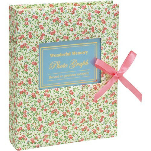 セキセイ フレームアルバム小花柄 XP-3332-00　4974214173972（10セット）