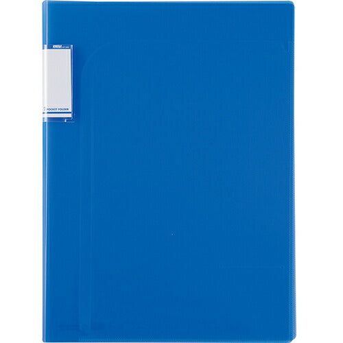 セキセイ ACT-5902 [2ポケットフォルダー A4 コバルトブルー]（10セット）
