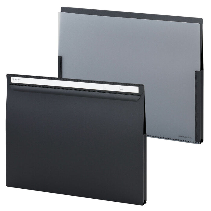 セキセイ フリップファイルＡ４ヨコブラック SEL-2801-60　4974214183681（10セット）
