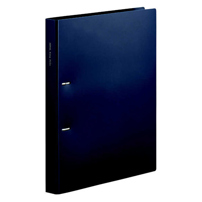 セキセイ ロックリングファイルネイビーブルー SEL-2835-15　4974214184466