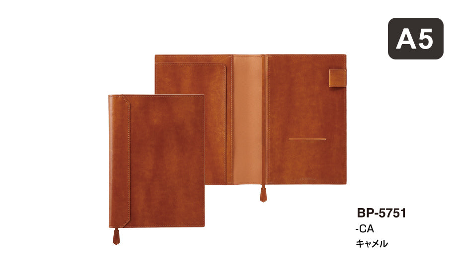 Sekisei Bell Post Note Cover A5 Camel BP-5751-44 4974214187160