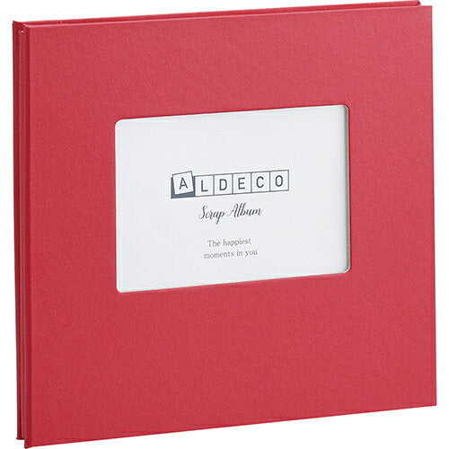 セキセイ SEKISEI XP-3808-20 ハーパーハウス スクラップアルバム ALDECOミニ レッド セキセイ 4974214179745（10セット）