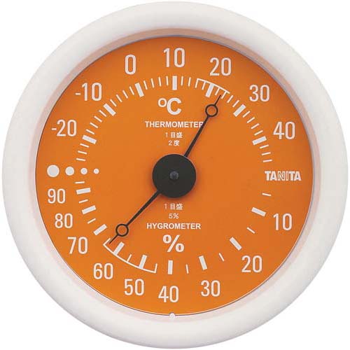 タニタ 温湿度計 TT-515-OR（10セット）