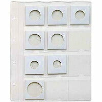 テージー コインフリーアルバム スペア コインホルダー用 3列4段台紙 5枚入 CA-334S（10セット）