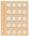 テージー コインアルバム（無地） スペア台紙 33mm穴4列5段 C-31S4（10セット）