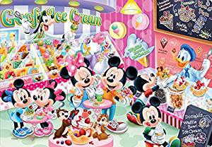 テンヨー 60ピース 子供向けパズル ディズニー アイスクリームショップでさがそう 【チャイルドパズル】（10セット）