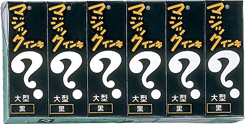 マジックインキ 油性ペン 大型 ML-T1-6P 黒 6本（10セット）
