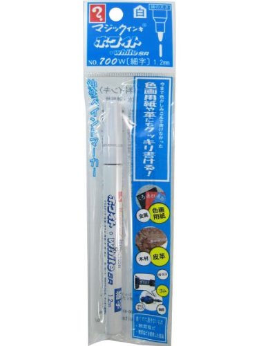 マジックインキ ペイントマーカー ホワイトSR 細字 M700WP（10セット）