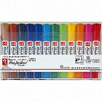 マジックインキ 油性ペン マジェスター 12色 MMJ50C-12（10セット）